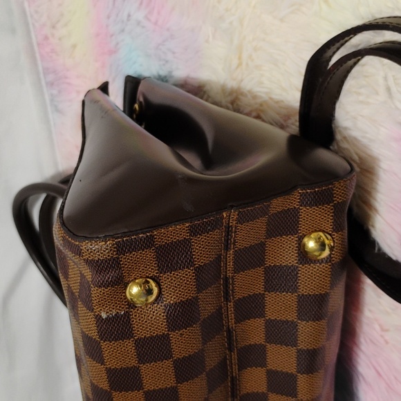 ON HOLD @cheriealyons Louis Vuitton Damier Ebene Rivoli MM W Strap (No Lock/Key) - Picture 6 of 16